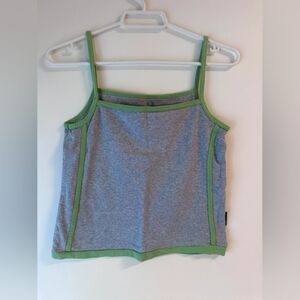 H&M Gray and Green Tank Top, S